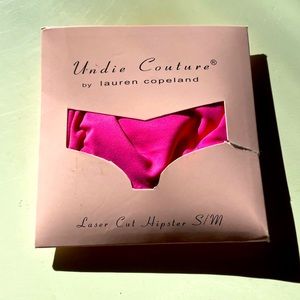 3/$15 or FREE w/ any purchase! Lauren Copeland laser cut hipster, hot pink, S/M